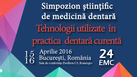 Simpozion Ştiinţific de Medicină Dentară – 14-16 Aprilie, Romexpo, Bucuresti